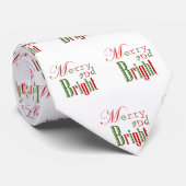 メリー明るい赤い緑 ネクタイ (ロール)