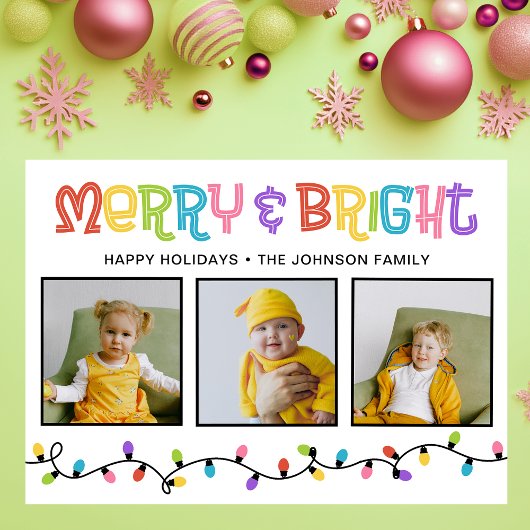 メリー明るい3カラフル枚 シーズンカード