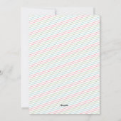 メリー明るい4カラフルフォトクリスマス シーズンカード (裏面)