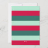 メリー明るい |クリスマスフォトコラージュカード シーズンカード (裏面)