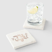 メリー明るい ストーンコースター (横)