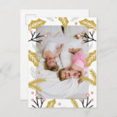 メリー明るい | フォトホリデーカード シーズンポストカード (正面/裏面)