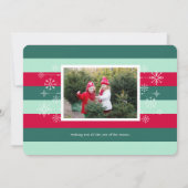 メリー明るい |ホリデーフォトカード シーズンカード (裏面)