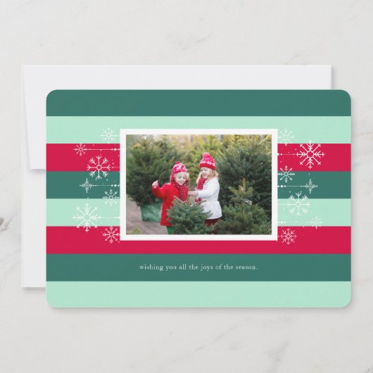 メリー明るい |ホリデーフォトカード シーズンカード (裏面)