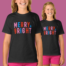 メリー明るい、メリークリスマス Tシャツ