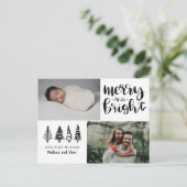 メリー明るい |モダン休日の写真 シーズンポストカード (スタンド正面)