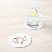 メリー明るい ラウンドペーパーコースター (インサイチュ)