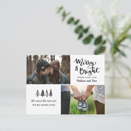 メリー明るい |休日の写真を予定している シーズンポストカード (スタンド正面)