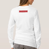 メリー明るい |背面の名前をカスタムする |赤い格子縞 Tシャツ (裏面)