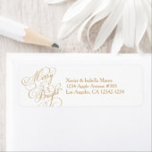 メリー明るい |金ゴールド/白 ラベル (インサイチュ)