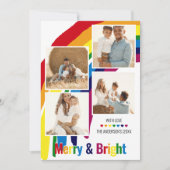 メリー明るい | Rainbow Hopeフォトクリスマス シーズンカード (正面)