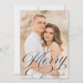 メリー書木炭スクリプトオーバーレイ写真 シーズンカード (正面)