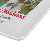 メリー楽しいクリスマスの休日を追加 カッティングボード (角)