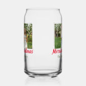 メリー楽しいクリスマスの休日を追加 ガラス缶 (右)