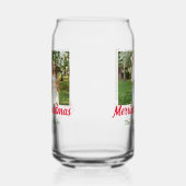 メリー楽しいクリスマスの休日を追加 ガラス缶 (左)