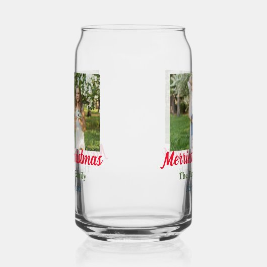 メリー楽しいクリスマスの休日を追加 ガラス缶