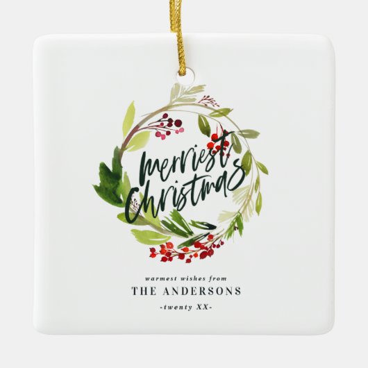 メリー樹色 セラミックオーナメント (正面)