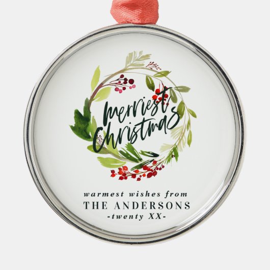 メリー樹色 メタルオーナメント (正面)