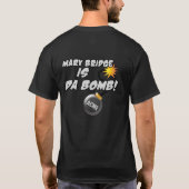メリー橋はdaの爆弾です tシャツ (裏面)