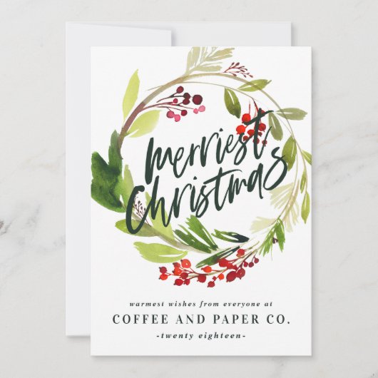 メリー水カラーフローラ企業の シーズンカード (正面)