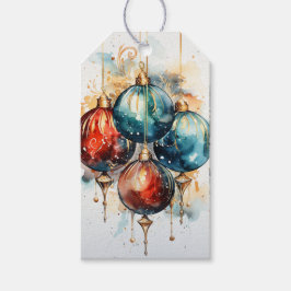 メリー瞬間：赤と緑の融合 ギフトタグ