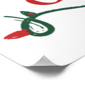 メリー祝日の異教の破損、サンタ・ギフトT ポスター (角)