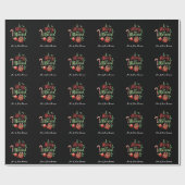 メリー祝結婚したの初めてのクリスマス ラッピングペーパー (フラット)