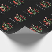 メリー祝結婚したの初めてのクリスマス ラッピングペーパー (角)