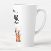 「メリー私はクリスマスだユーモアのある」 カフェラテマグ (右)