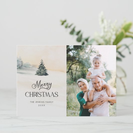 メリー素朴クリスマスの写真 シーズンカード (スタンド正面)