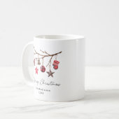 メリー素朴クリスマスオーナメント店 コーヒーマグカップ (正面左)