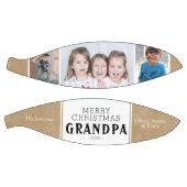 メリー素朴クリスマスグランドパ3フォトコラージュ バスケットボール (パネル)