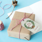 メリー素朴クリスマススクリプトリース樺の木樹皮 ギフトタグ