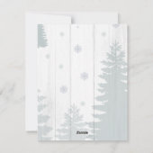 メリー素朴クリスマスツリーヴィンテージレッドトラックファーム シーズンカード (裏面)