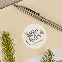 メリー素朴クリスマスパーソナライズされた