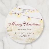 メリー素朴クリスマスパーティー フェイバータグ (正面)