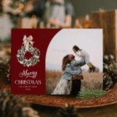 メリー素朴クリスマスフォトカード シーズンカード