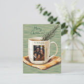 メリー素朴クリスマスフォトマグフラットホリデーカード シーズンカード (スタンド正面)