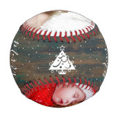 メリー素朴クリスマス家族の写真集 野球ボール (裏面)