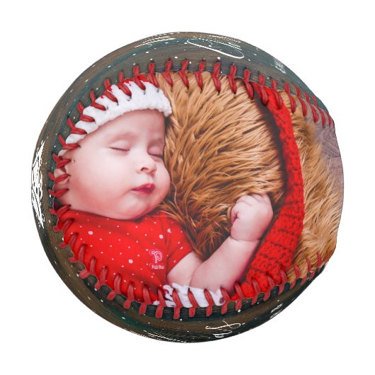 メリー素朴クリスマス家族の写真集 野球ボール (正面左)