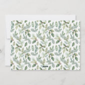 メリー素朴クリスマス植物写真 シーズンカード (裏面)