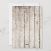 メリー素朴クリスマス3枚の写真は納屋の木をコラージュ シーズンカード (裏面)