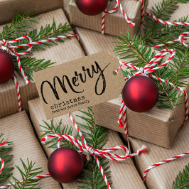 メリー素朴クリスマス ギフトタグ