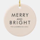 メリー素朴クリスマス&サンタジョーグ セラミックオーナメント (裏面)