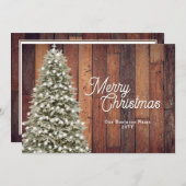 メリー素朴クリスマス・ツリー会社 シーズンカード (正面/裏面)