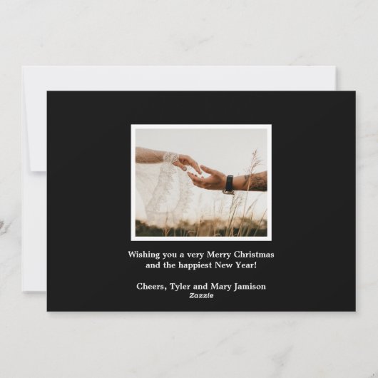 メリー結婚したリーとメリー写真 シーズンカード (裏面)