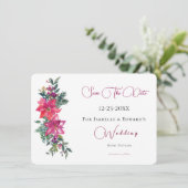 メリー結婚したリーピンククリスマス結婚フローラ セーブザデート (スタンド正面)