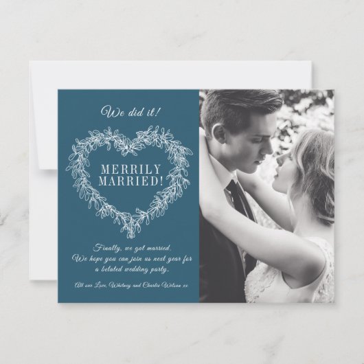 メリー結婚したリーブルーのミスタントーハートクリスマス (正面)