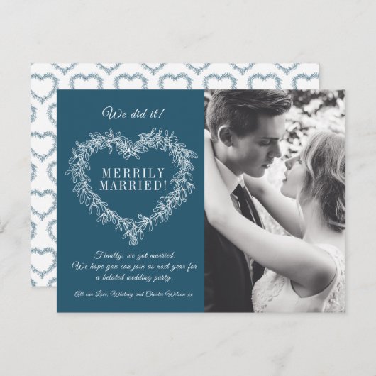 メリー結婚したリーブルーのミスタントーハートクリスマス