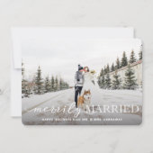 メリー結婚したリーホリデーカード シーズンカード (正面)